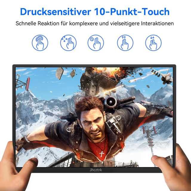 14" преносим тъч монитор Full HD HDMI USB-C