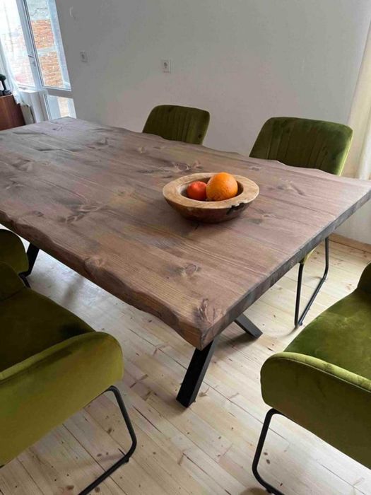 Трапезни маси масив масивни плотове