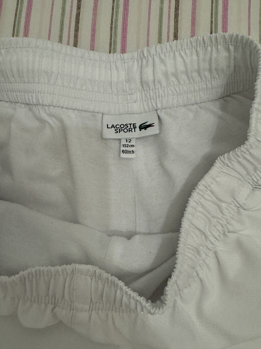 Sort copii alb Lacoste