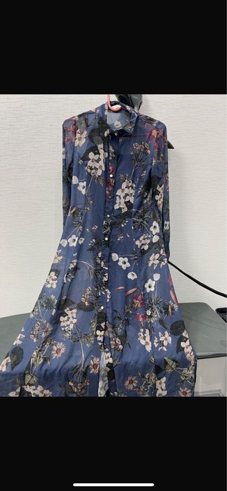 Платье-рубашка шифон