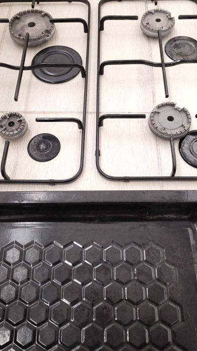 Set aragaz Studio Casa, ochiuri, suporti ochiuri, tava de copt