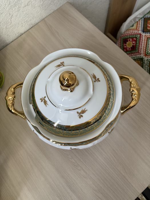 Чешская посуда блюдница и соусница