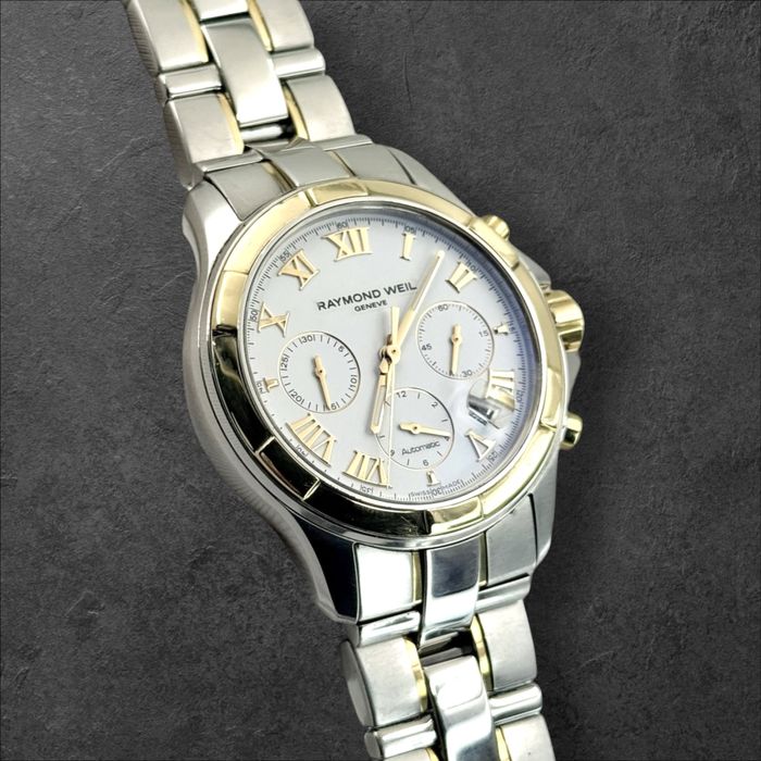 Raymond Weil Parsifal Automatic Chronograph | 18K Злато & Стомана | 57 Jewels мъжки шеейцарски часовник