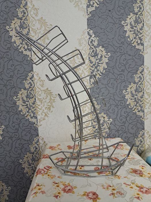 Стаканы (6шт.) и подставка