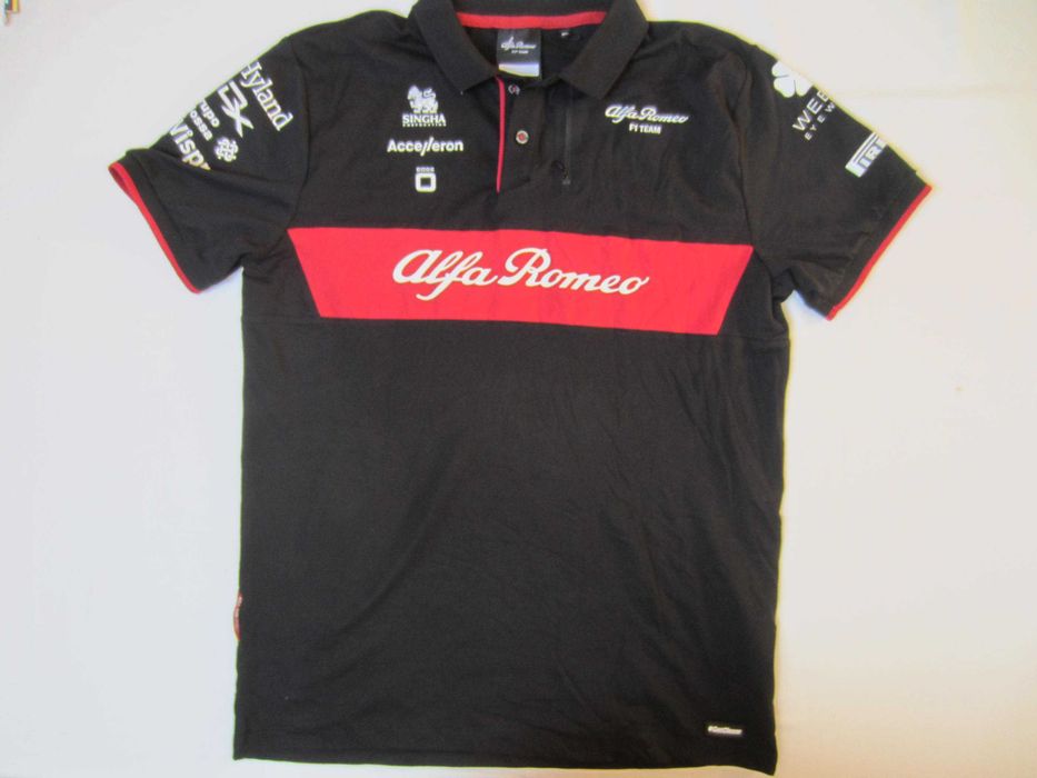 Tricou Alfa Romeo, F1 Sauber Motorsport, masura XL, 2 nasturi inscriptionati, nou