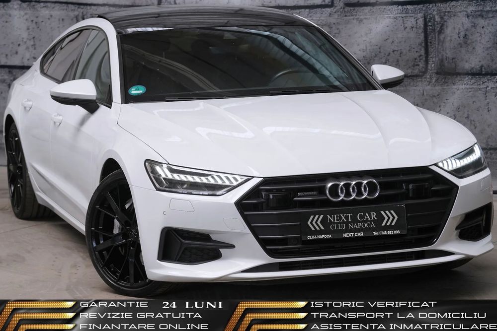 Audi A7 Sportback GARANTIE 24 LUNI*LEASING*4x4*S-Line*Virtual*Trapa*Distronic*29.380+tva