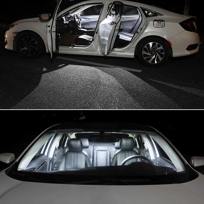 Супер силни лед крушки-дневни светлини-интериор-номер- C5W/C10W