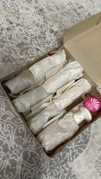 Ёлочные новогодние игрушки СССР, стекло