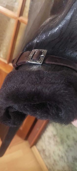 Дублёнка с лазерной обработкой