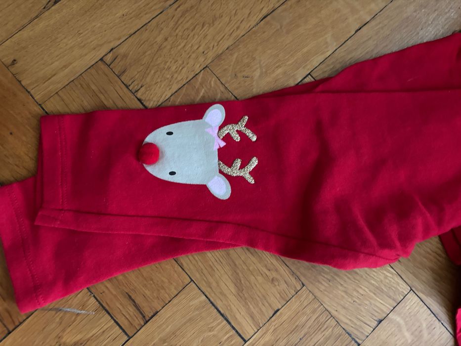 Коледен комплект червен