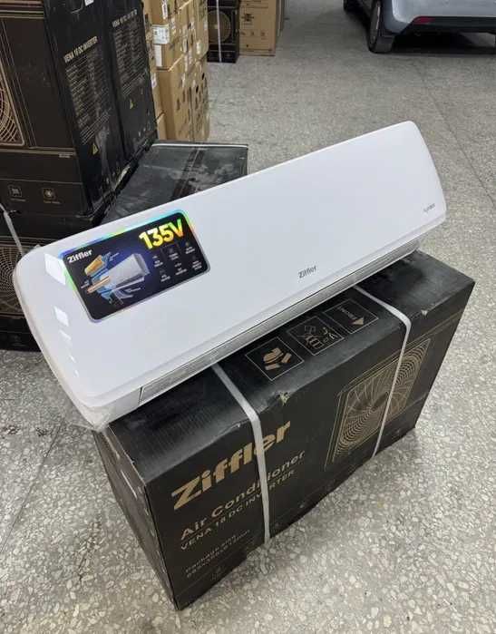 Кондиционер ZIFFLER 12 Invertor R32 + ТЕН Установка + Доставка
