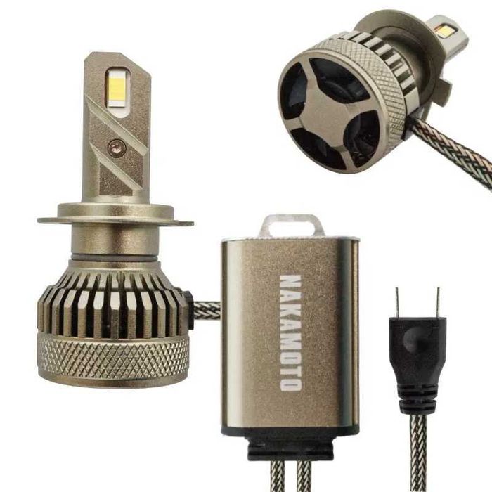 LED крушки NAKATOMI-H1,H4,H7,H11,HB3/HB4/H15/D1S/D2S/12-24V/60W-Canbus