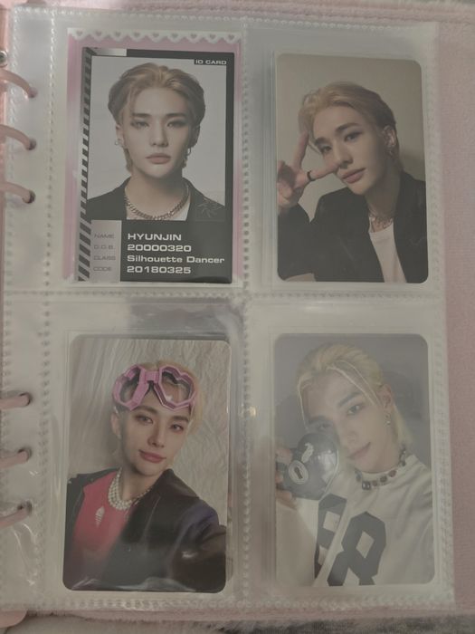 Stray kids hyunjin photo cards