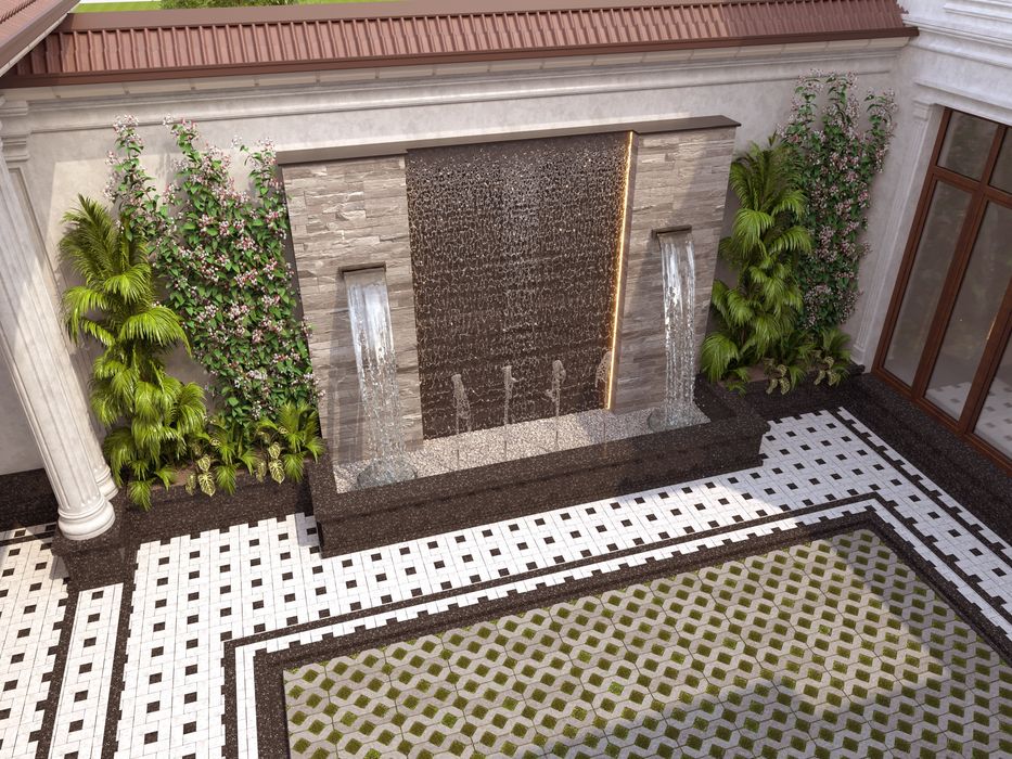 Fontan.basseyn sharshara qilamiz,finskiy sauna tureckiy saunapodklyuch