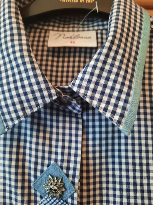 Eleganta bluză tiroleza cu ornamente mărimea 46
