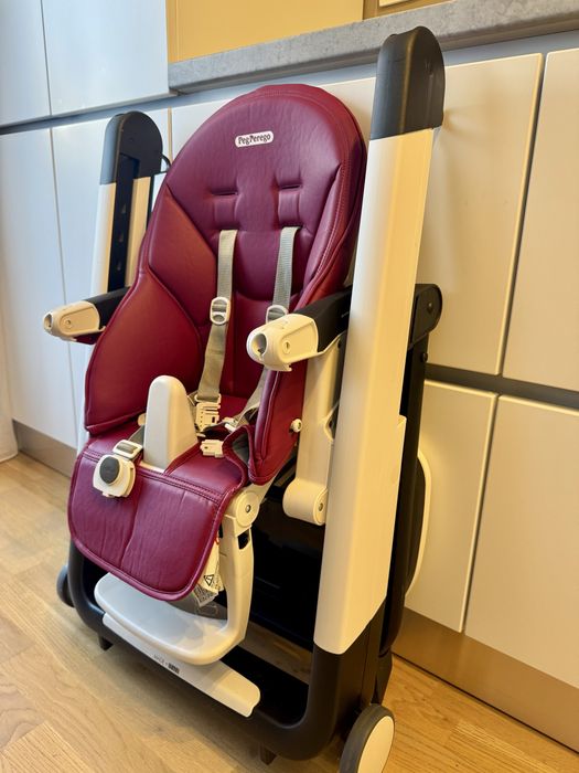 Scaun de masa 2 in 1 Peg Perego Siesta Follow Me, Visiniu