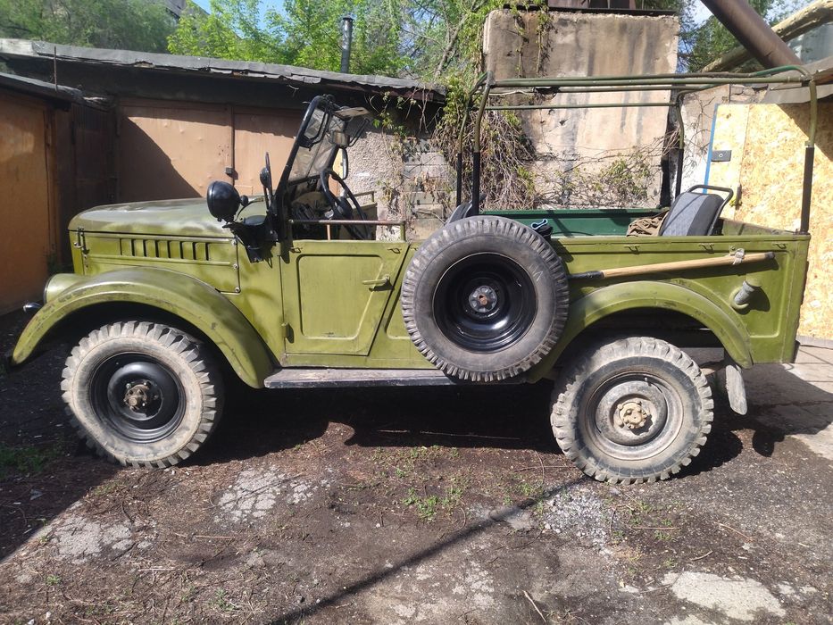 Газ 69 кабриолет на полном ходу