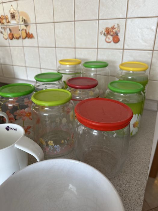 Посуда банки стеклянные