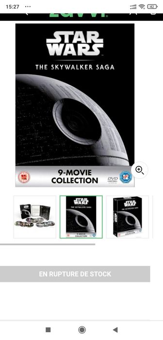 Vând DVD starwars