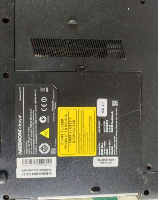 Dezmembrez Laptop Medion Akoya
