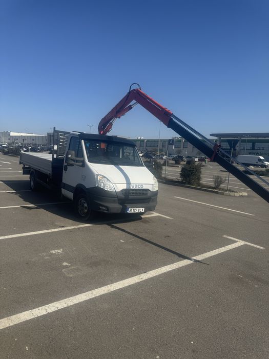 Iveco  35c15cu macara si basculare
