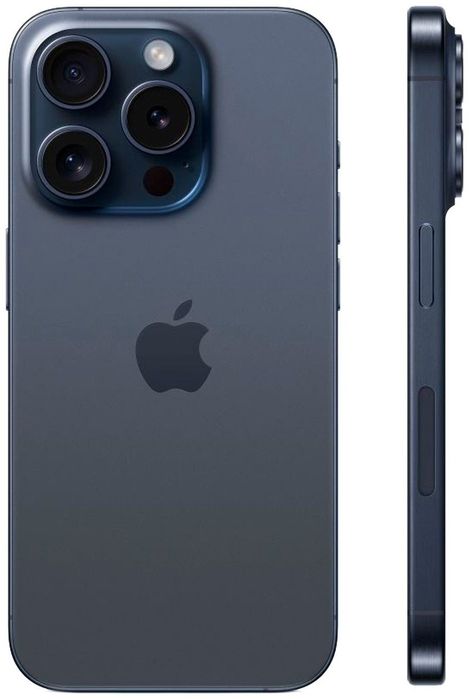 IPhone 15 pro max, 512gb, blue titanium, 100%