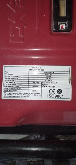 Generator Senci. 6500w
