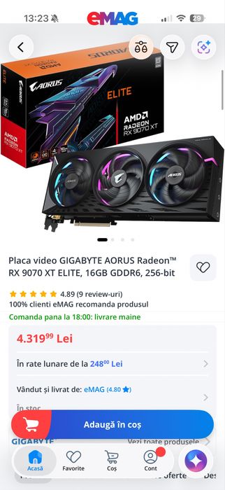 Amd Radeon Aorus Rx 9070 XT