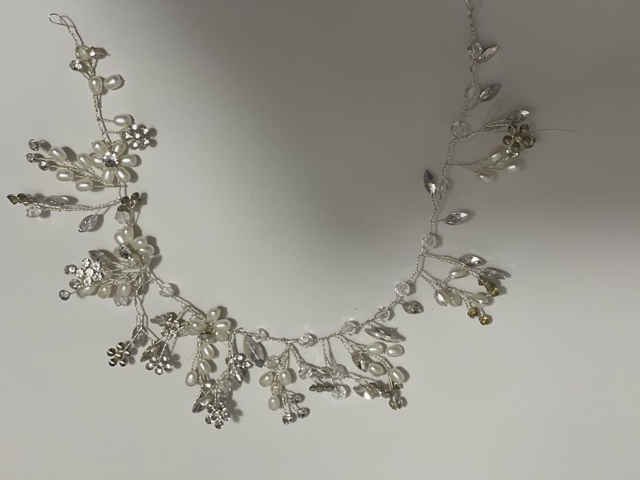 Diadema ocazie/mireasa cu perle artificiale