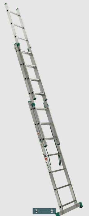 Scari din ALUMINIU 3 x 7 Trepte POLONIA NOI - 420 Lei