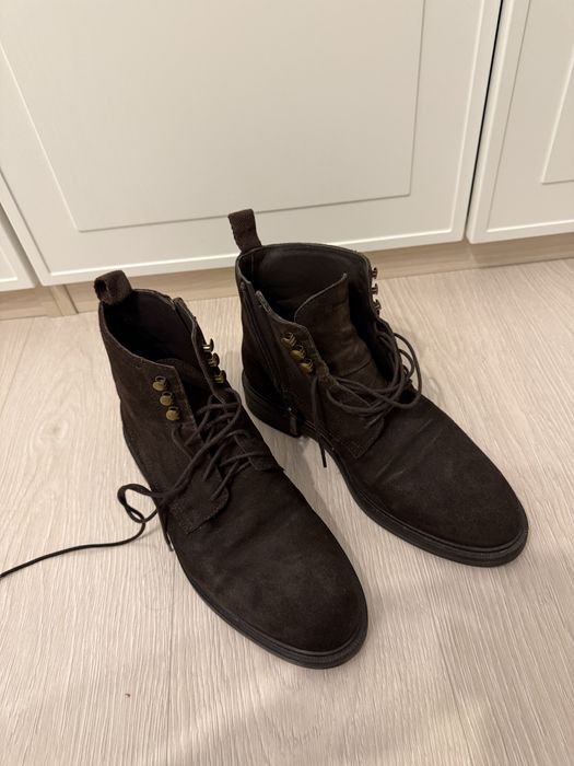 Ghete de piele Massimo Dutti