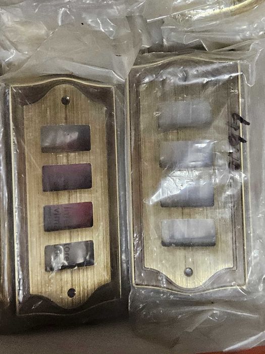 Rama Bronz intrerupator modular duble , triple , 4 , 5 pozitii italy