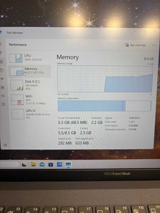 HOPE AMANET P2- Laptop ASUS Experbook I5 gen 1135G7-2.40 GHz