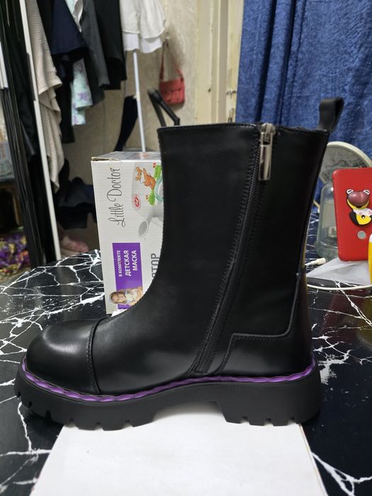 Сапоги кожаные новые.