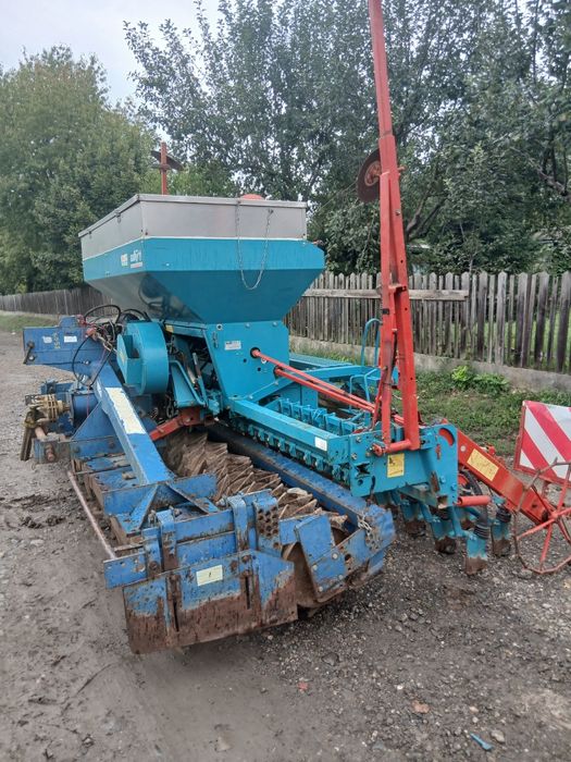 Freza Rotativa Rabe werk + Semanatoare sulky Paioase Agregat  4 m