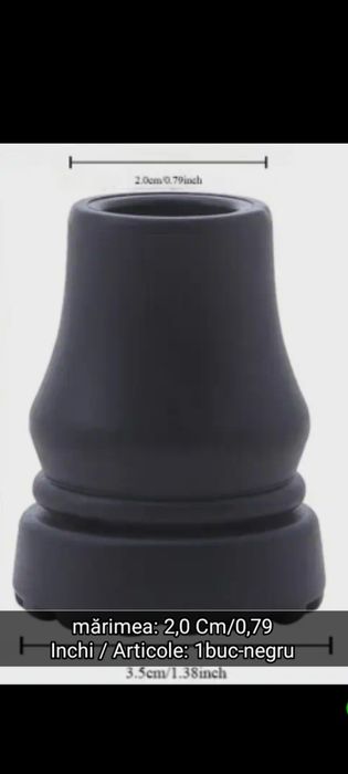 Capete baston negre