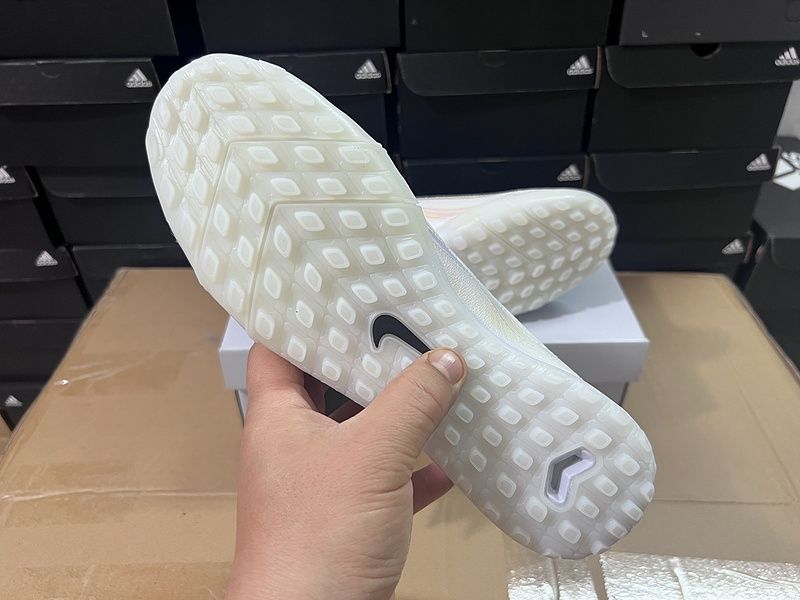 Ghete fotbal nike air zoom mercurial superfly 9 elite tf - white/pearl