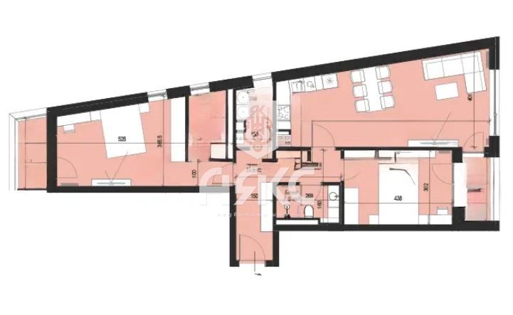 Продава се Тристаен апартамент в София, Кръстова вада - 129 кв.м за 2714 €/кв.м - Снимка #2