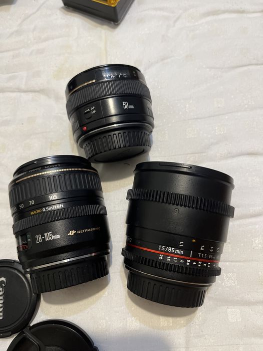 Обьективы на canon EF