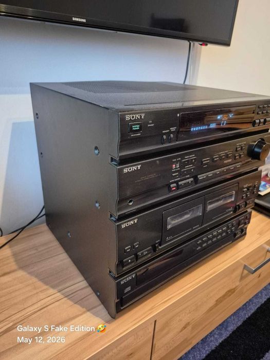 Sistem audio 5.1 Linie SONY Dolby Prologic - Turner, Amp 120 w, dublu deck, 5 CD player