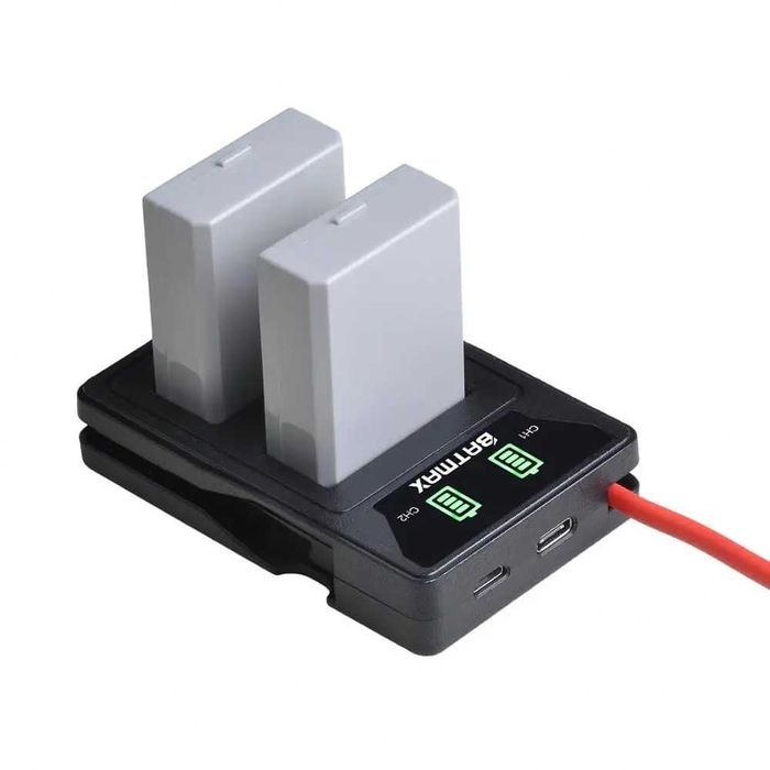 Set 2 acumulatori LP-E5 + incarcator dublu Canon 450D 500D 1000D Kiss