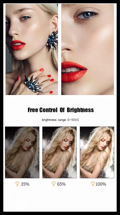 60В! Диодно видео и фото осветление. Подкаст. Грим. Продукти. Софтбокс