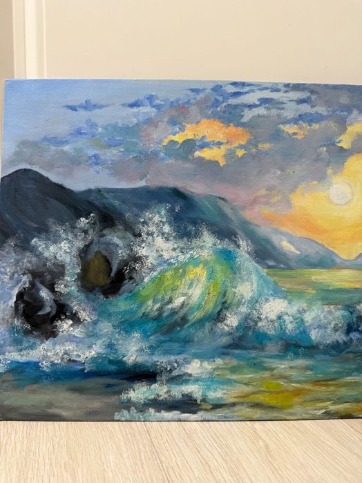 Картина море маслом