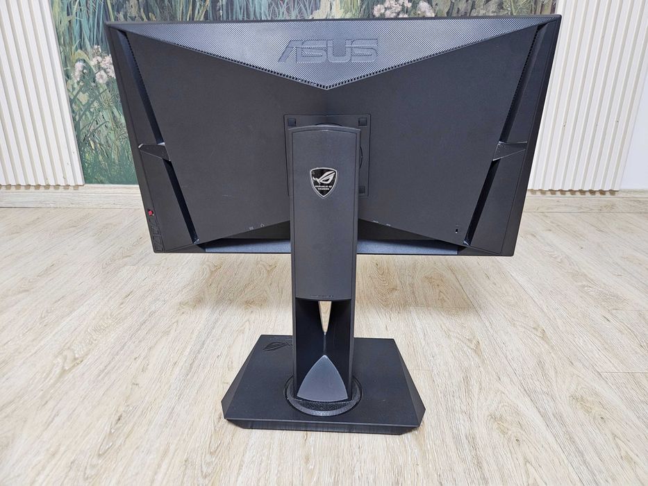 Monitor Gaming LED IPS ASUS ROG Swift 27" WQHD (2K), HDMI, DisplayPort, Boxe, Negru, PG279Q
