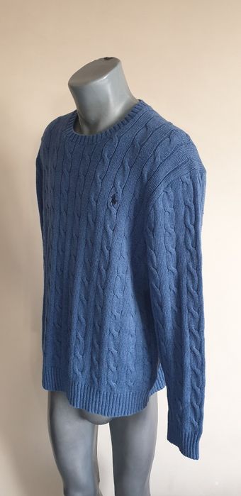 POLO Ralph Lauren Cable Cotton / Knit  XL НОВО! ОРИГИНАЛ! Мъжки Пулове