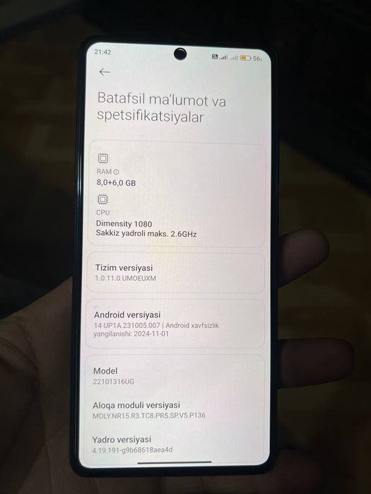 Redmi note 12 pro + 5G