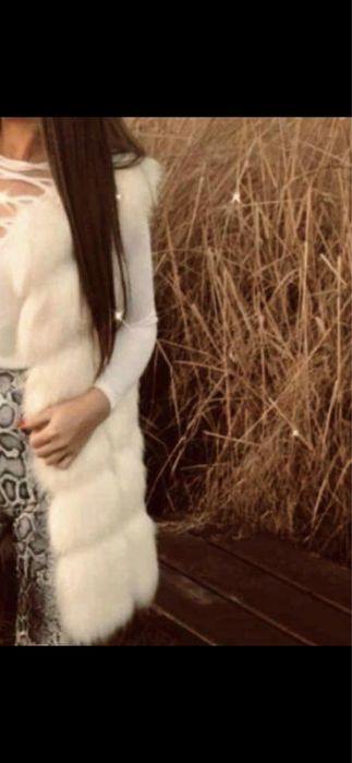 Vesta blana naturala