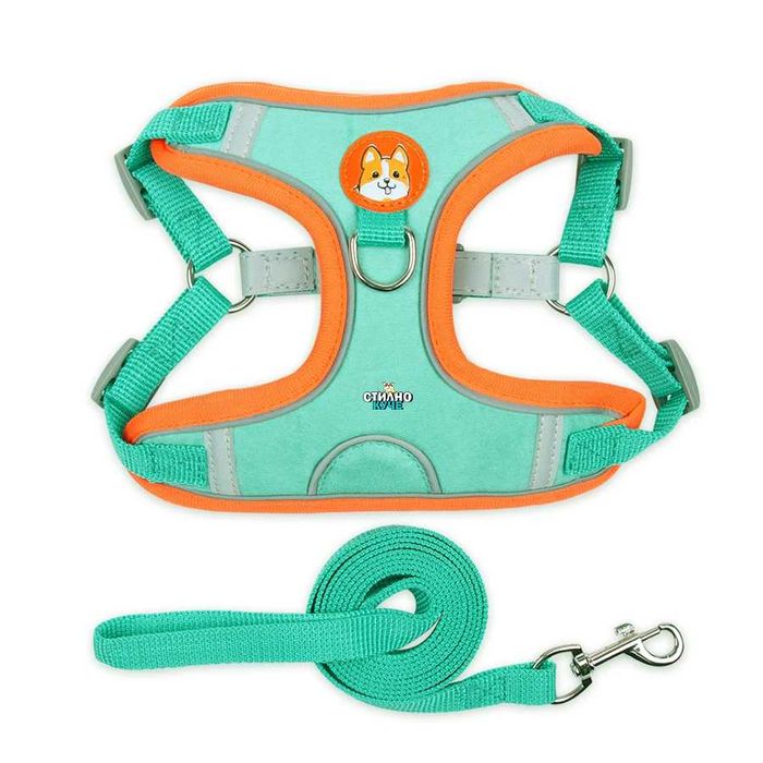 Светлоотразителен нагръдник с повод Светлоотразителни нагръдници