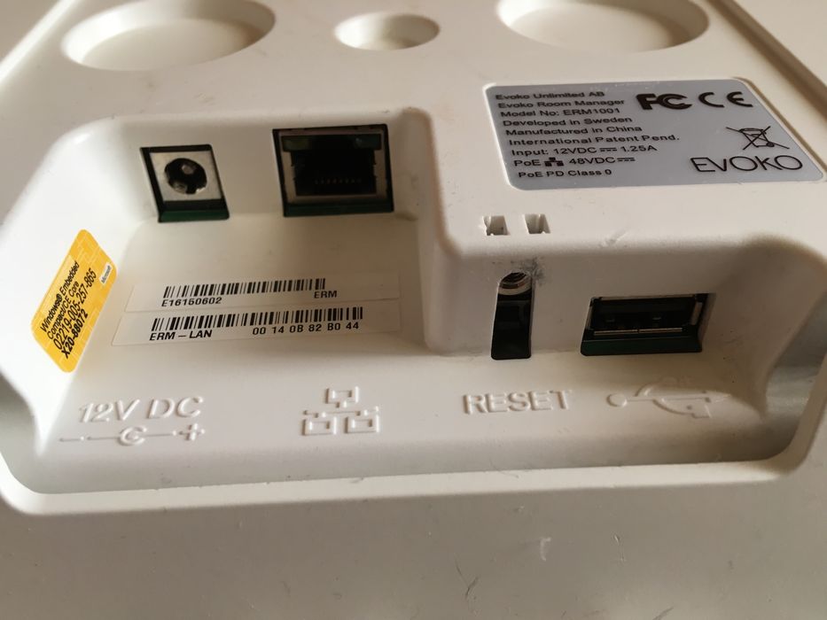 Ecran Manager Evoko Unlimited AB ERM1001 Room Manager Conferinta 8