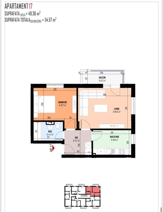 Apartament 2 camere, decomandat,toate utilitatile, finisaje la alegere
